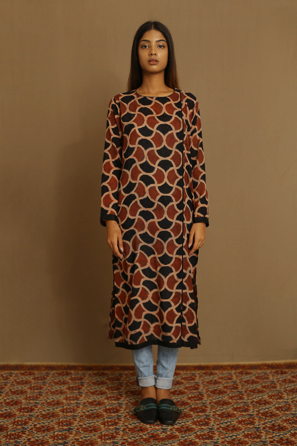 Ajrakh Printed Kurta