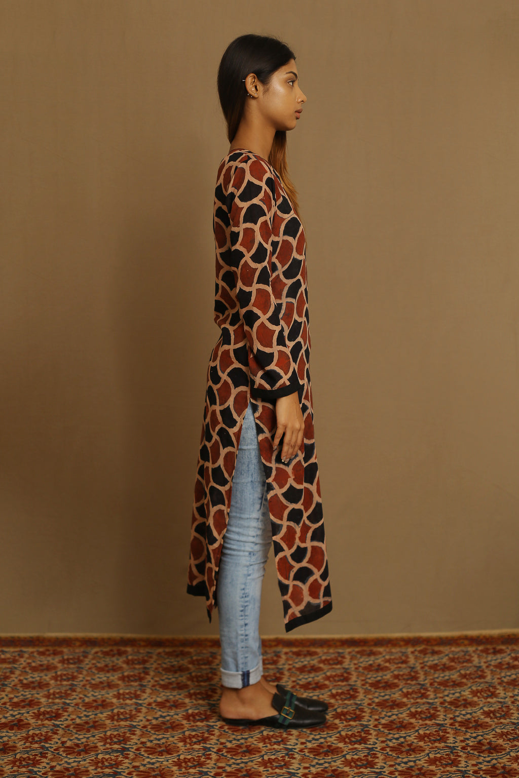Ajrakh Printed Kurta