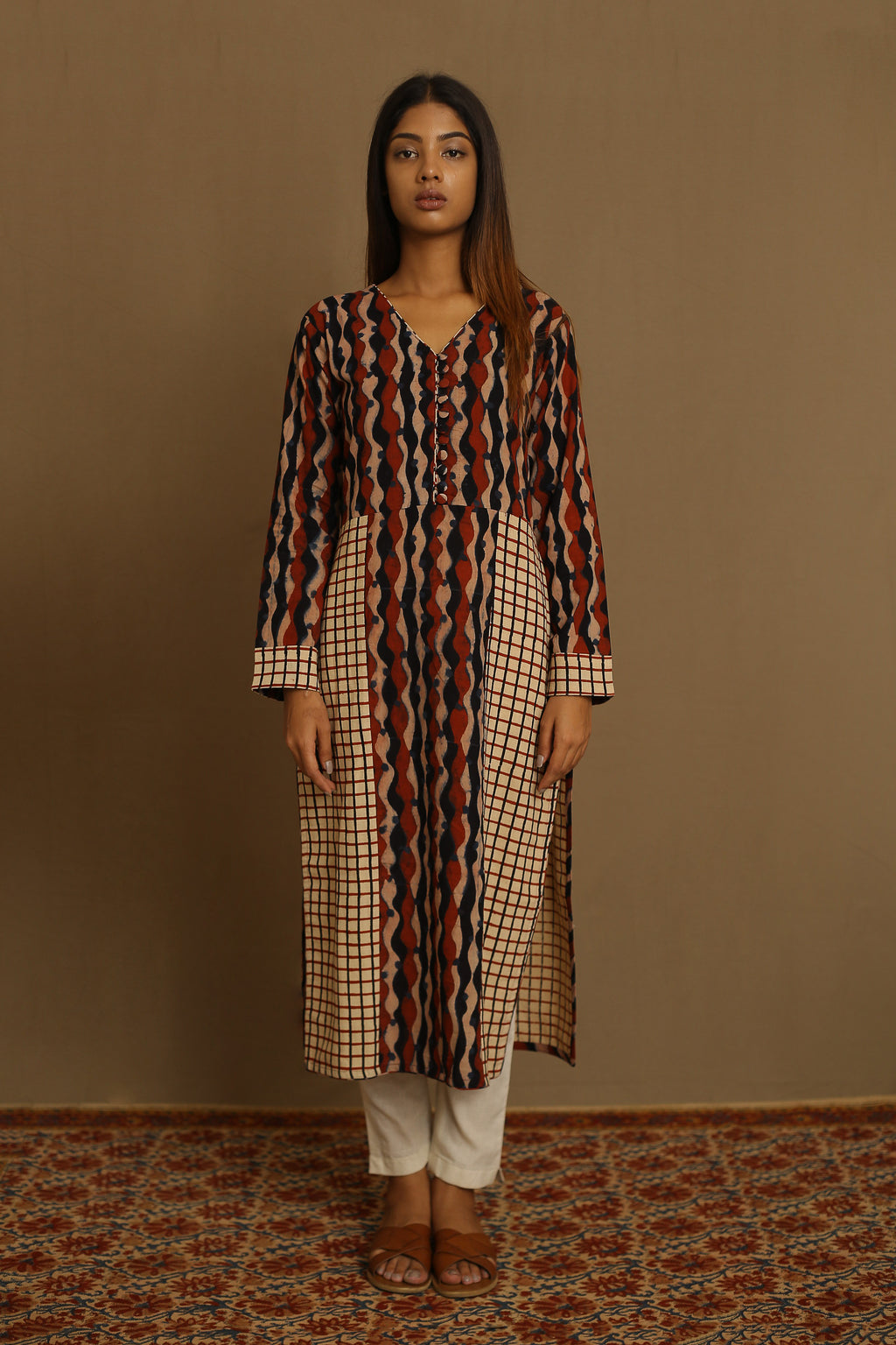 Ajrakh Printed Kurta