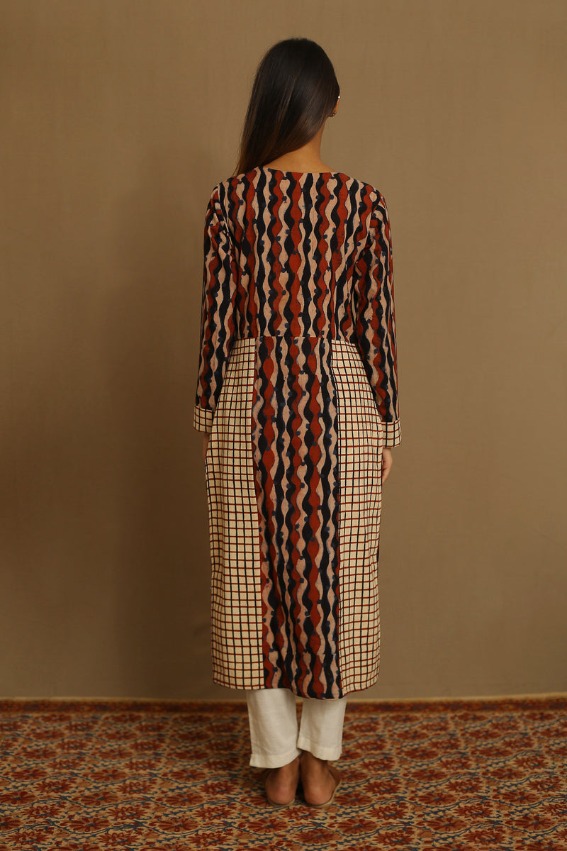 Ajrakh Printed Kurta