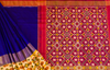 Persian Blue Pochampally Silk