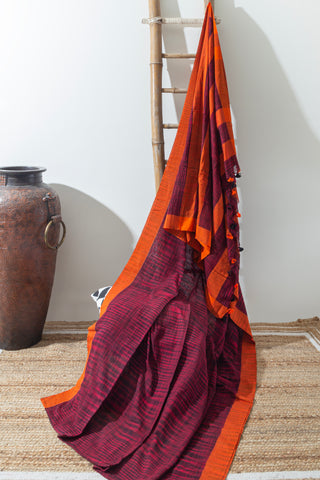 SAND HUE LINEN SAREE