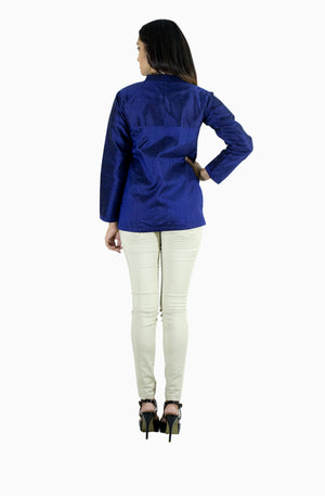 Raw Silk Top